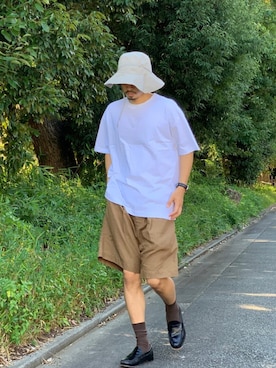 「LARS LARSEN（ラースラーセン）のアイテム」を使った、KENさん（メンズ・176cm）の夏コーディネート