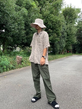 「LARS LARSEN（ラースラーセン）のアイテム」を使った、KENさん（メンズ・176cm）の秋コーディネート