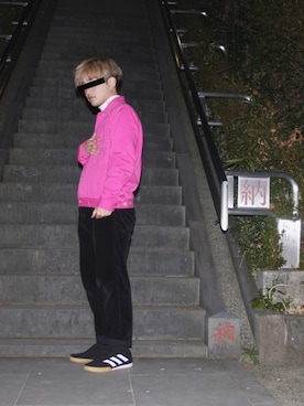 「FILA」｜Fさん（メンズ・170cm）の冬コーディネート