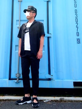 「EDWIN（エドウィン）のアイテム（パンツ）」を使った、hijklmnozoさん（メンズ・168cm）の春コーディネート