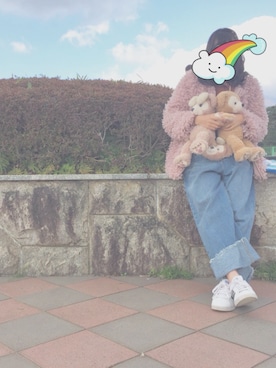 「chuu（チュー）のアイテム（ジャケット/アウター）」を使った、yuikaさん（レディース・168cm）の春コーディネート