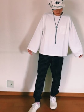 「The Herschel Supply Co. Brand（ハーシェルサプライ）のアイテム」を使った、RAIRAI(高2)さん（メンズ・168cm）の春コーディネート