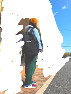 「XLARGE（エクストララージ）のアイテム（その他アウター）」を使った、7さん（レディース・156cm）の春コーディネート