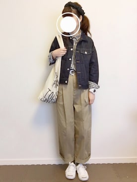 「CIBONE（シボネ）のアイテム」を使った、Chocorooさん（レディース・156cm）の春コーディネート