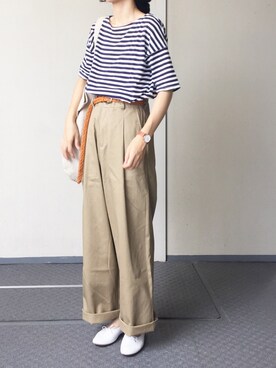 メッシュベルト を使った人気ファッションコーディネート Wear