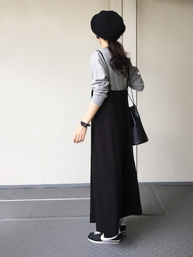 「FRAMeWORK（フレームワーク）のアイテム（オールインワン・サロペット）」を使った、Chocorooさん（レディース・156cm）の秋コーディネート