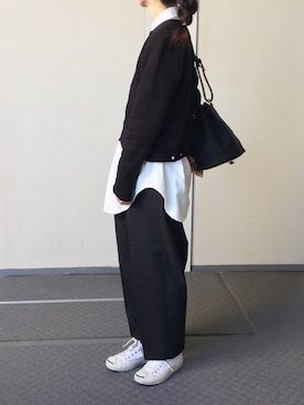 「HAVERSACK（ハバーザック）のアイテム」を使った、Chocorooさん（レディース・156cm）の秋コーディネート