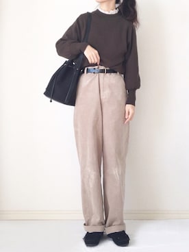 Chocorooさん（レディース・156cm）の冬コーディネート