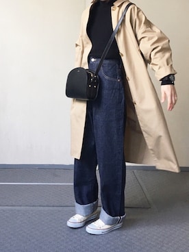「haco!（ハコ）のアイテム（アナログ腕時計）」を使った、Chocorooさん（レディース・156cm）の春コーディネート