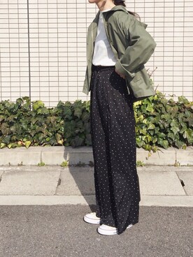 「URBAN RESEARCH（アーバンリサーチ）のアイテム（ブルゾン）」を使った、Chocorooさん（レディース・156cm）の春コーディネート