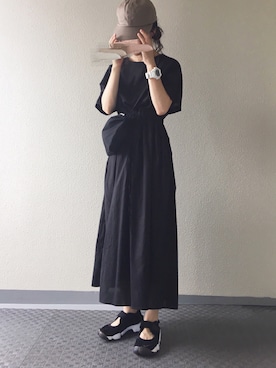 「ORCIVAL（オーシバル）のアイテム（キャップ）」を使った、Chocorooさん（レディース・156cm）の夏コーディネート