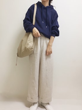 「FORK&SPOON（フォークアンドスプーン）のアイテム（バレエシューズ）」を使った、Chocorooさん（レディース・156cm）の秋コーディネート