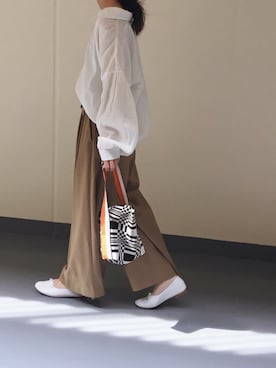 「NAIN（ナイン）のアイテム」を使った、Chocorooさん（レディース・156cm）の秋コーディネート