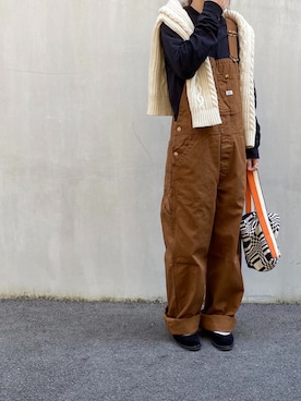 「MKT（エムケーティー）のアイテム（トップス）」を使った、Chocorooさん（レディース・156cm）の春コーディネート