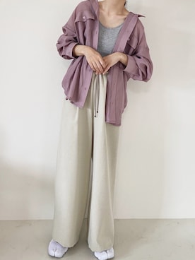 「NOMBRE IMPAIR（ノンブルアンペール）のアイテム」を使った、Chocorooさん（レディース・156cm）の春コーディネート