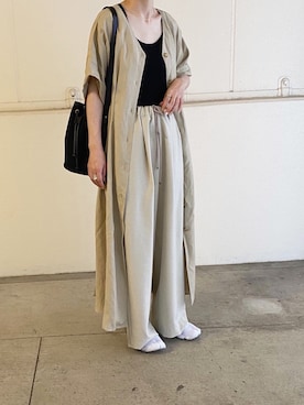 「NOMBRE IMPAIR（ノンブルアンペール）のアイテム」を使った、Chocorooさん（レディース・156cm）の夏コーディネート