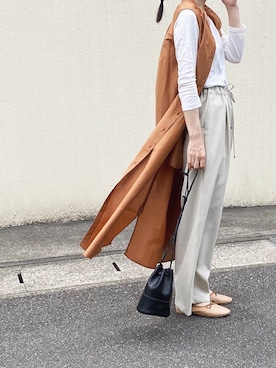 「NOMBRE IMPAIR（ノンブルアンペール）のアイテム」を使った、Chocorooさん（レディース・156cm）の夏コーディネート