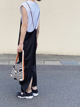 「socolla（ソコラ）のアイテム」を使った、Chocorooさん（レディース・156cm）の夏コーディネート