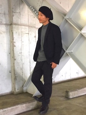 「tk.TAKEO KIKUCHI（ティーケータケオキクチ）のアイテム（その他アウター）」を使った、tk.TAKEO KIKUCHI マルイシティ横浜店さん（メンズ・163cm）の秋コーディネート