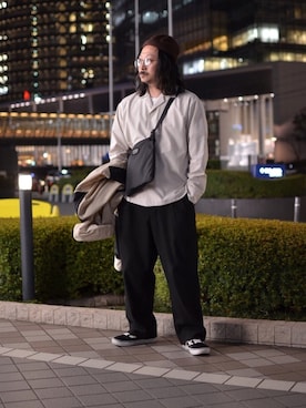 tk.TAKEO KIKUCHI マルイシティ横浜店さん（メンズ・166cm）の冬コーディネート