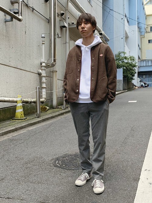 炎上 ベル シングル ダントン フリース コーデ Derekhanetile Com