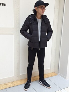 「GLOSTER（グロスター）のアイテム（ダウンジャケット/コート）」を使った、GLOSTER stylingさん（メンズ・170cm）の秋コーディネート