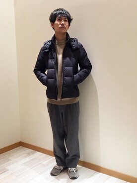 「GLOSTER（グロスター）のアイテム（ダウンジャケット/コート）」を使った、GLOSTER stylingさん（メンズ・172cm）の秋コーディネート