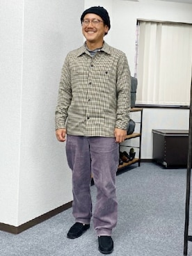 GLOSTER stylingさん（メンズ・166cm）の冬コーディネート