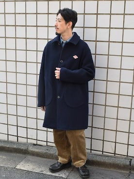 GLOSTER stylingさん（メンズ・172cm）の冬コーディネート