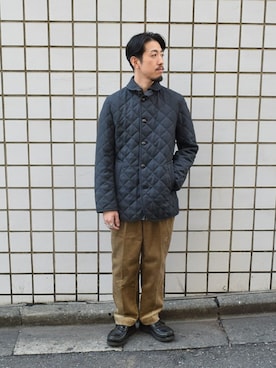 GLOSTER stylingさん（メンズ・172cm）の冬コーディネート