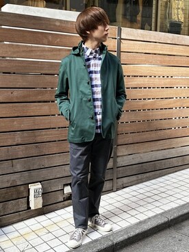 GLOSTER stylingさん(メンズ・170cm)の冬コーディネート
