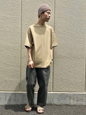 「unfil」｜「アイテム（帽子）」を使った、GLOSTER stylingさん（メンズ・172cm）の春コーディネート