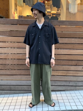 「KABEL（カベル）のアイテム」を使った、GLOSTER stylingさん（メンズ・177cm）の夏コーディネート