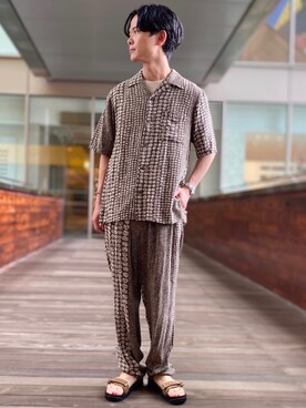 「Jams（ジャムス）のアイテム」を使った、GLOSTER stylingさん（メンズ・170cm）の夏コーディネート