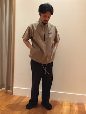 「FREDY&GLOSTER」｜「アイテム（ナイロンジャケット）」を使った、GLOSTER stylingさん（メンズ・170cm）の夏コーディネート