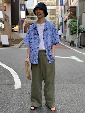 「HELLY HANSEN(ヘリーハンセン)のアイテム」を使った、GLOSTER stylingさん(メンズ・177cm)の夏コーディネート