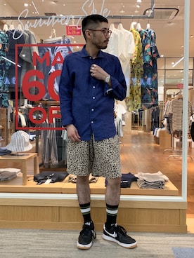 GLOSTER stylingさん(メンズ・170cm)の夏コーディネート