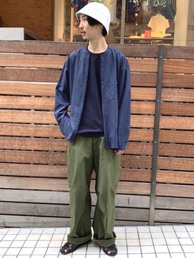 GLOSTER stylingさん(メンズ・177cm)の夏コーディネート