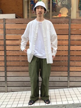GLOSTER stylingさん(メンズ・177cm)の夏コーディネート