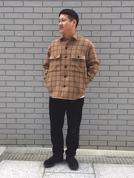 「仙台」｜「アイテム（ブルゾン）」を使った、GLOSTER stylingさん（メンズ・168cm）の秋コーディネート