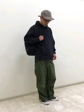 「THE BROWN BUFFALO（ザブラウンバッファロー）のアイテム」を使った、GLOSTER stylingさん（メンズ・170cm）の秋コーディネート