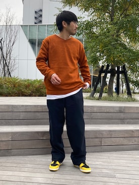 GLOSTER stylingさん（メンズ・170cm）の冬コーディネート