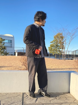 GLOSTER stylingさん（メンズ・170cm）の冬コーディネート