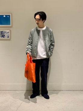 GLOSTER stylingさん（メンズ・177cm）の冬コーディネート