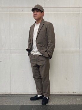 GLOSTER stylingさん（メンズ・165cm）の冬コーディネート