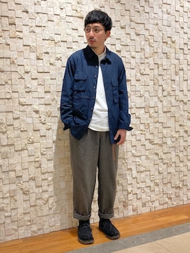 GLOSTER stylingさん（メンズ・170cm）の冬コーディネート