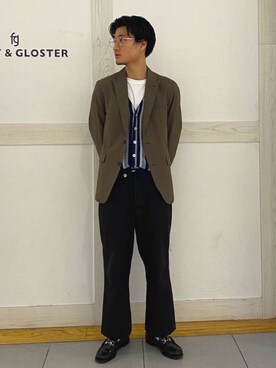 GLOSTER stylingさん（メンズ・174cm）の春コーディネート