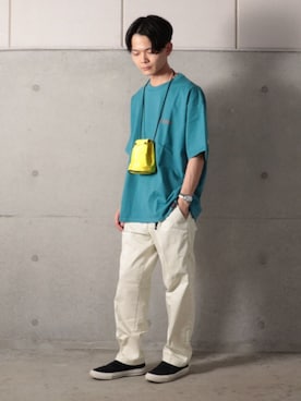 「CONVERSE（コンバース）のアイテム（ローファー）」を使った、GLOSTER stylingさん（メンズ・170cm）の春コーディネート