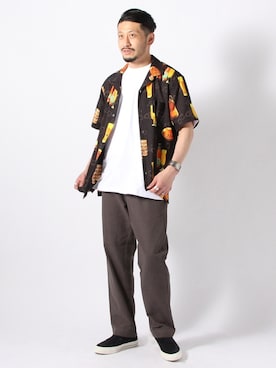 「CONVERSE（コンバース）のアイテム（ローファー）」を使った、GLOSTER stylingさん（メンズ・170cm）の春コーディネート