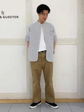 GLOSTER stylingさん（メンズ・175cm）の春コーディネート